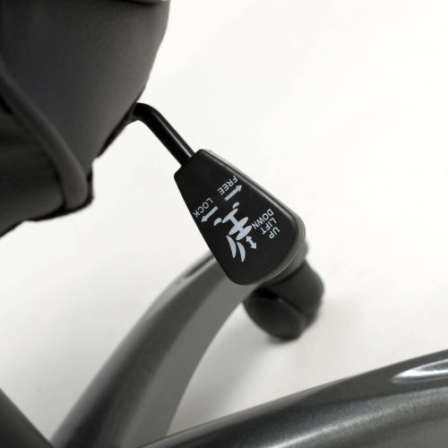 Regent Executive Leather Faced Black Office Chair