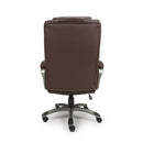 Regent Executive Leather Faced Brown Office Chair