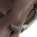 Regent Executive Leather Faced Brown Office Chair