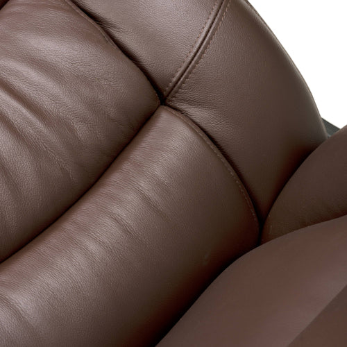 Regent Executive Leather Faced Brown Office Chair