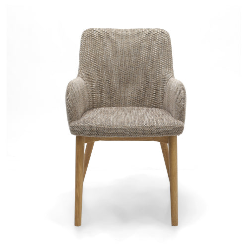 Sidcup Tweed Oatmeal Dining Chair