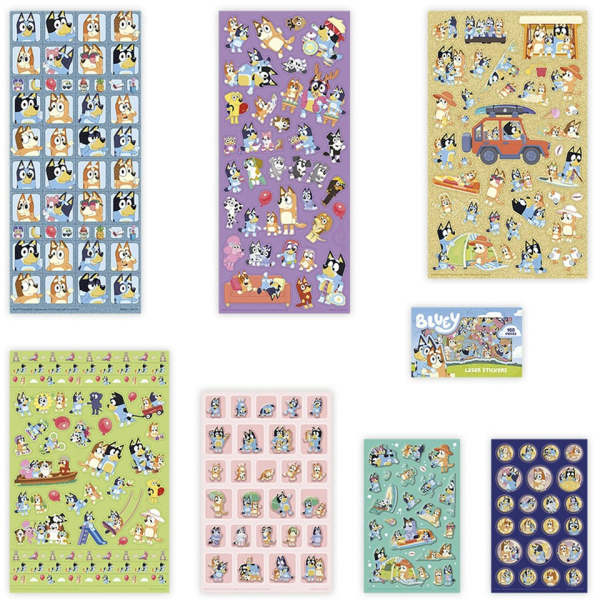 Bluey Super Sticker Set