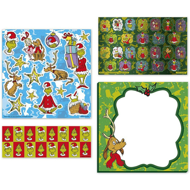 Grinch Sticker Set