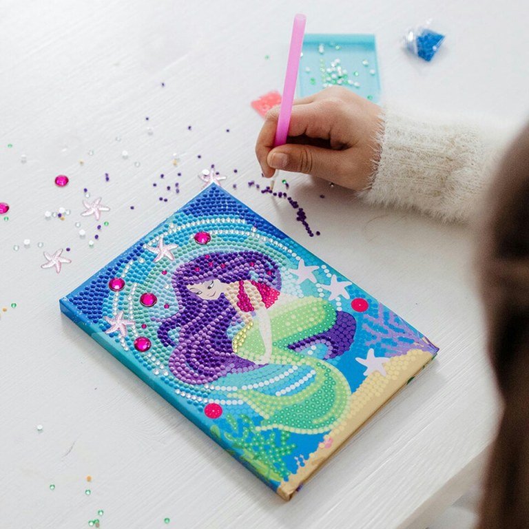 Mermaid Diamond Paint Notebook