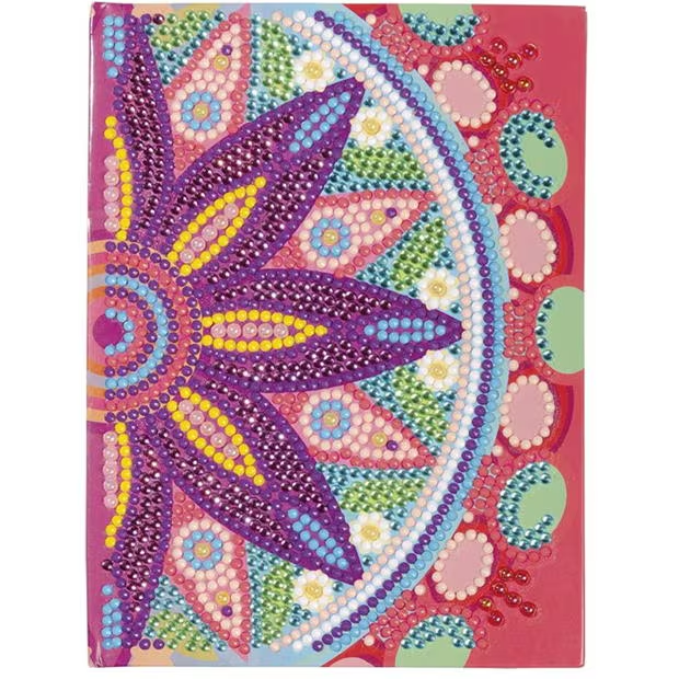 Totum Diamond Paint Notebook Flower Madala Pink