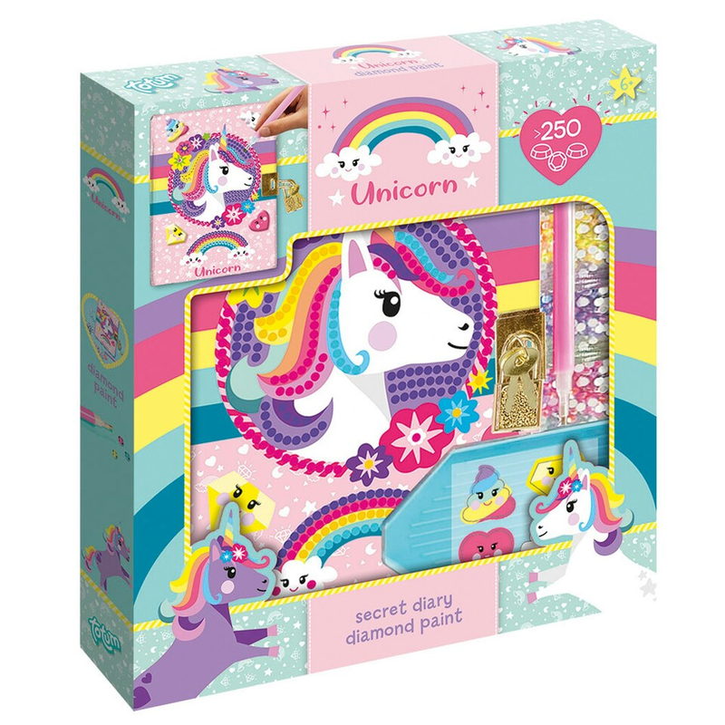 Unicorn Secret Diary Diamond Painting