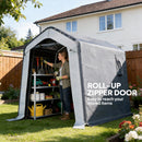 Outsunny  1.8 x 2.4m Portable Storage Shed Heavy Duty Motorbike Shed