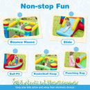 Inflatable Bounce House With Slide And Jumping Area Wihtout Blower