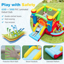 Inflatable Bounce House With Slide And Jumping Area Wihtout Blower