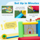 Inflatable Bounce House With Slide And Jumping Area Wihtout Blower