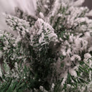 1.8m Snow Flocked Lapland Christmas Garland With 150 Tips