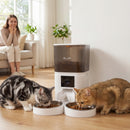 PawHut Smart Cat Feeder With HD Camera, 5G WiFi & Voice Recorder 6L