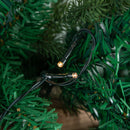 1.8m Plain Green Christmas Garland with 164 Tips and 50 Warm White LED Lights