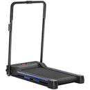 HOMCOM 1-6 Km/h Folding Motorized Treadmill Walking With Remote Control, Blue