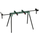 HOMCOM Universal Mitre Saw Stand with Adjustable Rollers and Support Arms