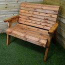 Hand Made 6 Seater Rustic Wooden Garden Furniture Table And Bench/Chairs Set