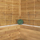 Set Of 2 54cm X 40cm Medium Bare Rusted Steel Garden Plant Supports