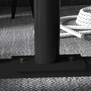 SPORTNOW Olympic Weight Plate Rack with 4 Wheels and 6 Fasten Clamps