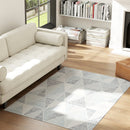 HOMCOM Non-Slip Large Rug for Living Room