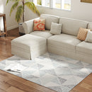 HOMCOM Non-Slip Large Rug for Living Room