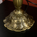 HOMCOM Antique Table Lamp, For Bedroom Bedside, Bulb Not Included, Sunflower