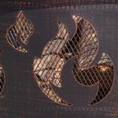 60cm Black Steel Fuego Deepbowl Outdoor Firepit