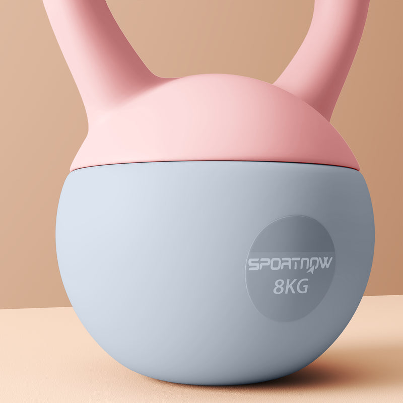 SPORTNOW 8KG Kettlebell w/ Soft Body, Non-Slip Handle
