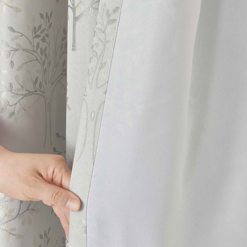 Lewis's Tuscany Eyelet Curtains - Ivory