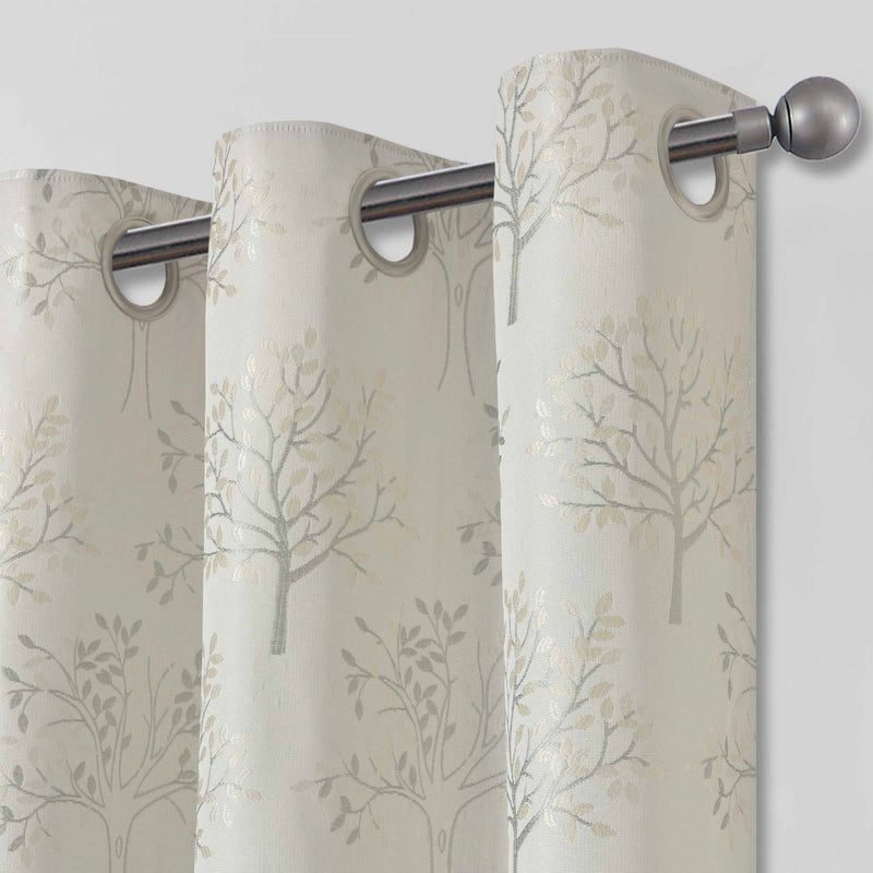 Tuscany Eyelet Curtains - Ivory