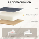 HOMCOM Mesh Draughtsman Chair, Ergonomic Drafting Chair