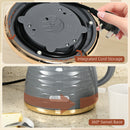 HOMCOM Electric Kettle, Fast Boil, 1.7L, 3kW, Swivel, Ripple