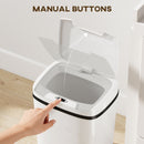 HOMCOM 15L Sensor Bin, Automatic Touchless Kitchen Bin, Battery Operated