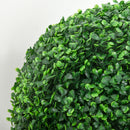 HOMCOM Set Of 2 Artificial Topiary Balls Indoor Outdoor Faux Boxwood Balls