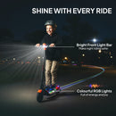 SPORTNOW Electric Scooter, Lightweight E Scooter With LED Display, Orange