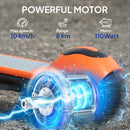 SPORTNOW Electric Scooter, Lightweight E Scooter With LED Display, Orange