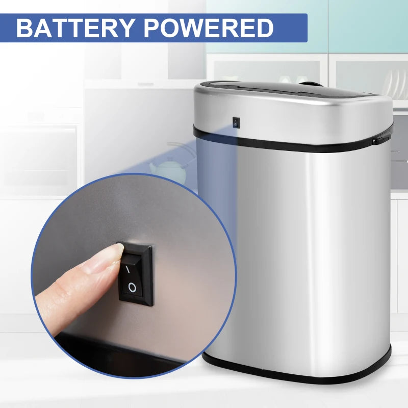 Sensor Dustbin Automatic Touchless Rubbish Garbage Waste Bin 48L
