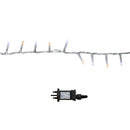 50m 2000 LED TreeBrights Christmas String Lights with Timer in White and Warm White on Clear Cable