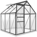 Outsunny Polycarbonate Walk-in Garden Greenhouse w/ Sliding Door