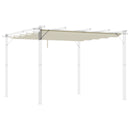 Outsunny Pergola Shade Cover Replacement Canopy for 4 x 3(m) Pergola, Cream