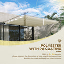 Outsunny Pergola Shade Cover Replacement Canopy for 4 x 3(m) Pergola, Cream