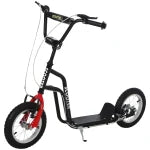 HOMCOM Teen Kids Stunt Scooter - Black