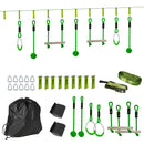 AIYAPLAY 3 Piece Kids Zip Line Kit for Garden, 10m Length, Up to 50kg