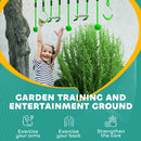 AIYAPLAY 3 Piece Kids Zip Line Kit for Garden, 10m Length, Up to 50kg