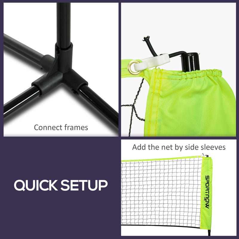 SPORTNOW 4m Badminton Net, Adjustable Sports Net For Tennis, Volleyball