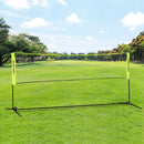 SPORTNOW 4m Badminton Net, Adjustable Sports Net For Tennis, Volleyball