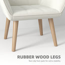 HOMCOM Velvet-Feel Pink Accent Chair With Arms Slanted Back Wood Legs