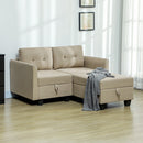 HOMCOM Modular Sectional Sofa with Storage, 2 Seater Sofa Set