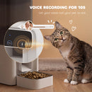 PawHut Automatic Cat Feeder, 4.5L WiFi Cat Food Dispenser With Timer