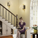 HOMCOM Led Wall Lamp 2 Pack, Modern Indoor Starry Wall Light