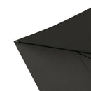 Outsunny 2 X 3(m) Garden Parasol Rectangular Market Umbrella W/ Crank - Brown/Beige/Black/Grey
